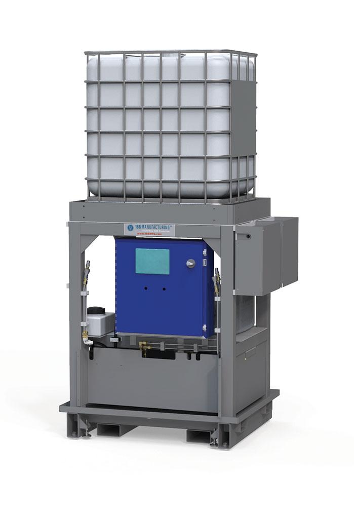 168 Manufacturing automated coolant system delivers coolant without