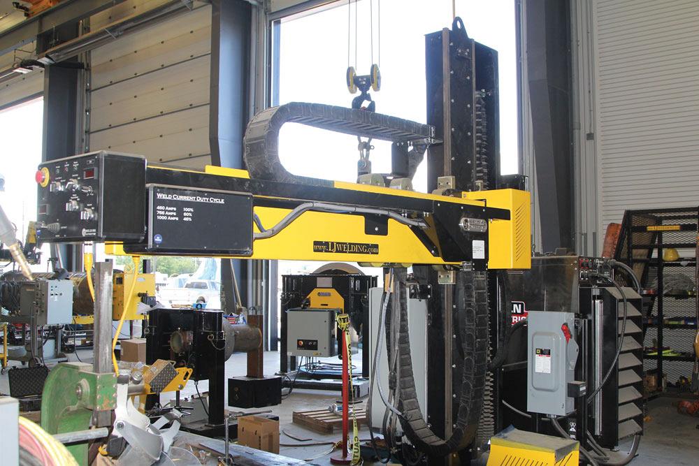 Photo of automated welding.
