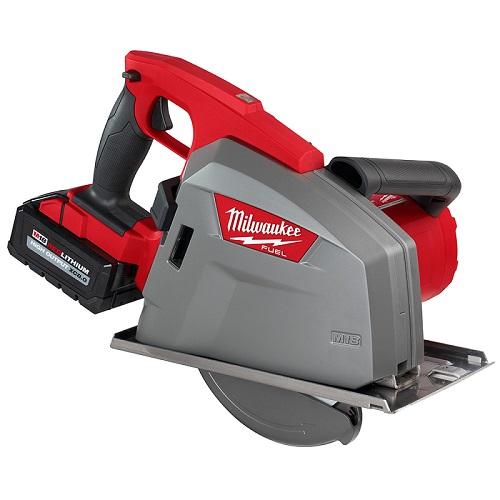 8in. cordless circular saw from Milwaukee Tool cuts 1in. plate steel