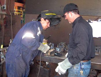 Certified welder training