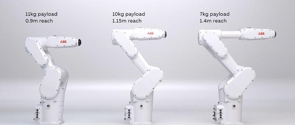 ABB IRB 1300 small industrial robot designed for spaces