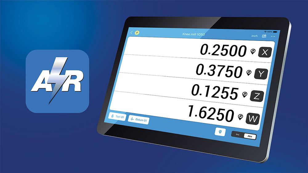 ACU-RITE iOS app droPWR turns an iPad into a digital readout