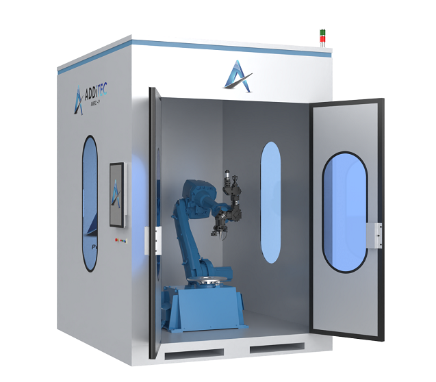 Reactive Robotics Additec’s Performance AMRC-P portable additive manufacturing robot cell ...