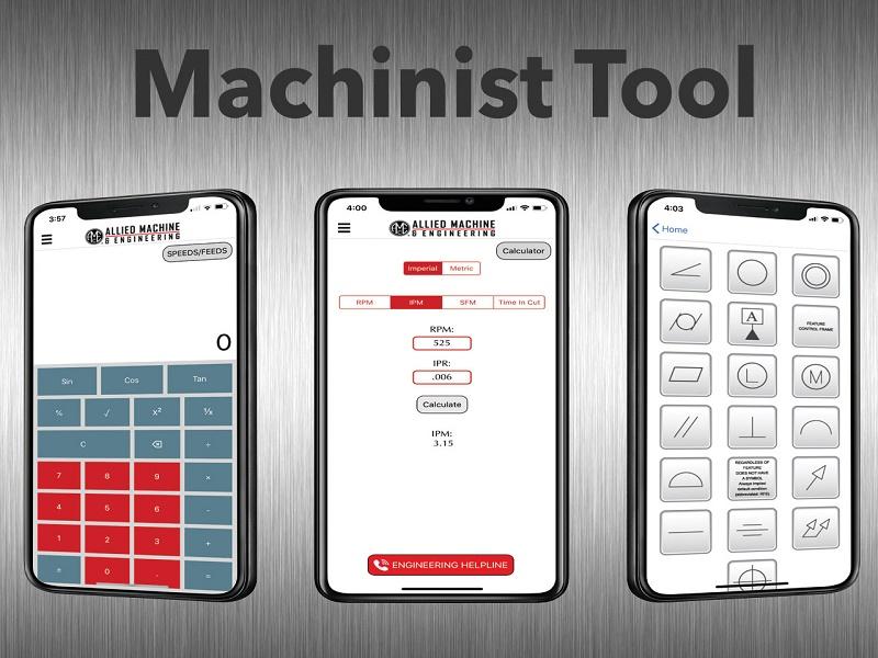 allied machine app machinist tool