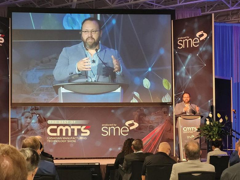 Flavio Volpe of the APMA speaks at CMTS 2022