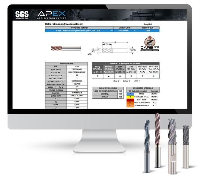 Expert Tools Program Application expert tool designed for machining optimization