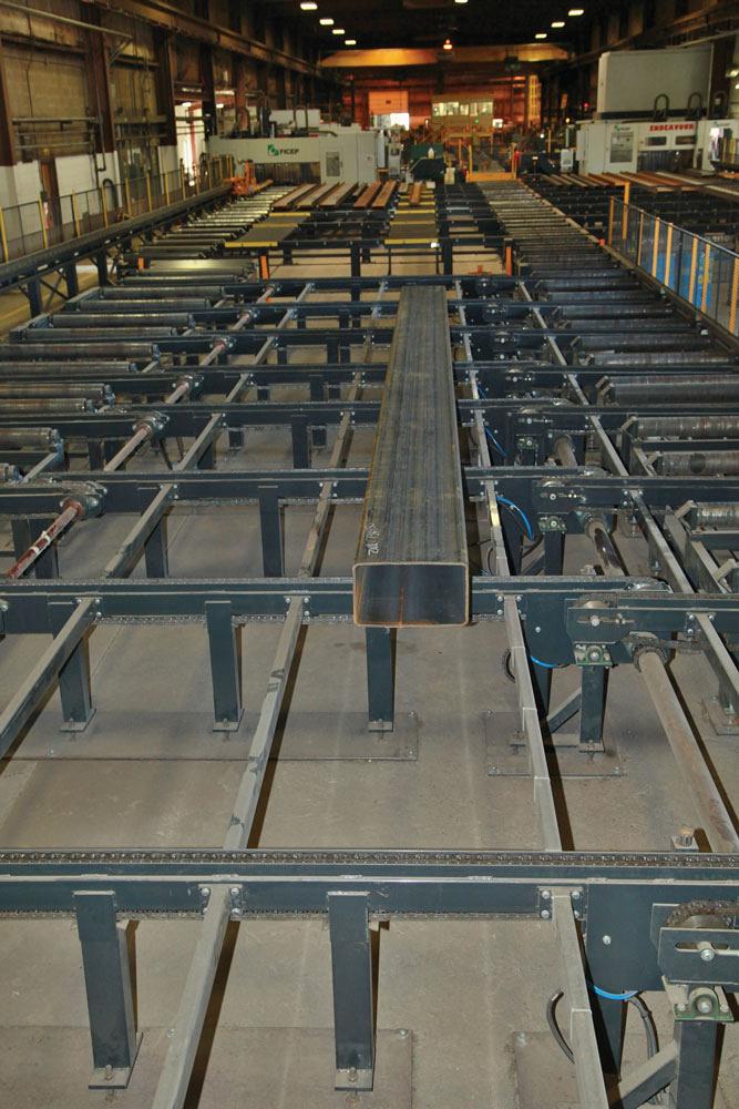 Automated Material Handling in Structural Steel Shops
