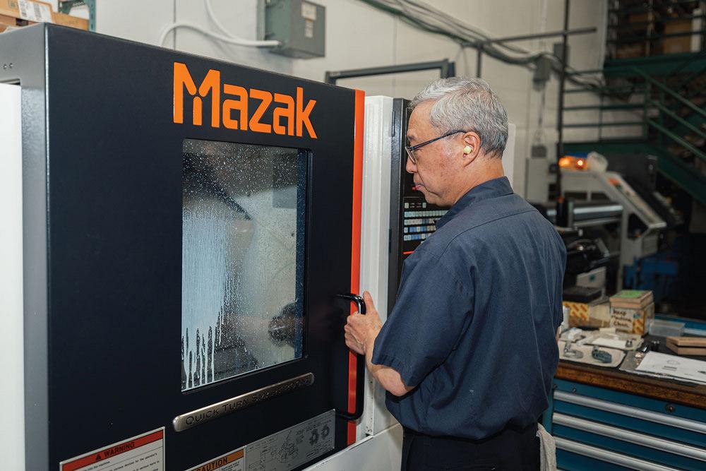 Mahler Machining installed a new Mazak CNC machine