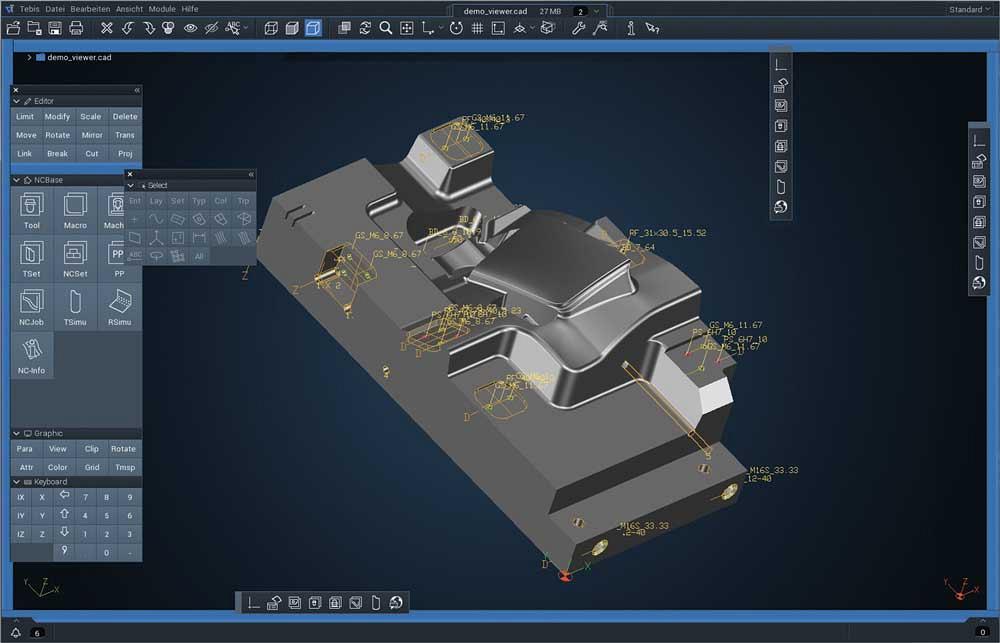 CAD/CAM software has new functions