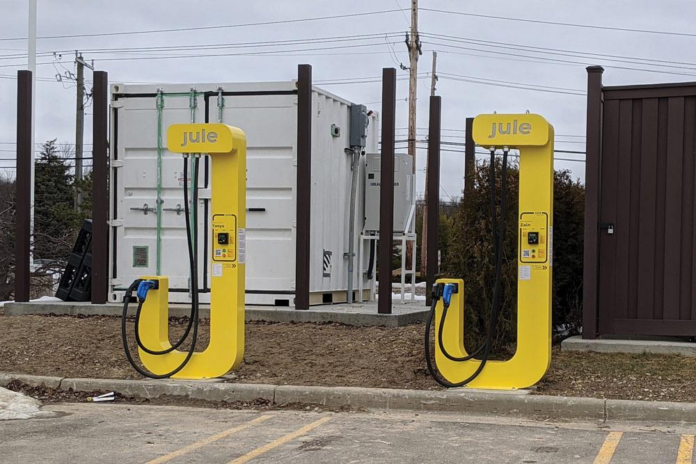Jule charging station from eCAMION