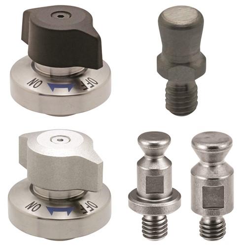 Clamping pins enable quick changeovers