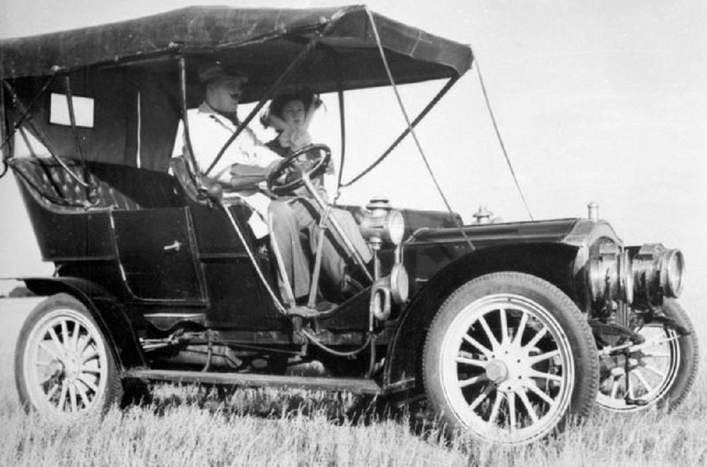 A Russell Motor Car Co. automobile from 1908.