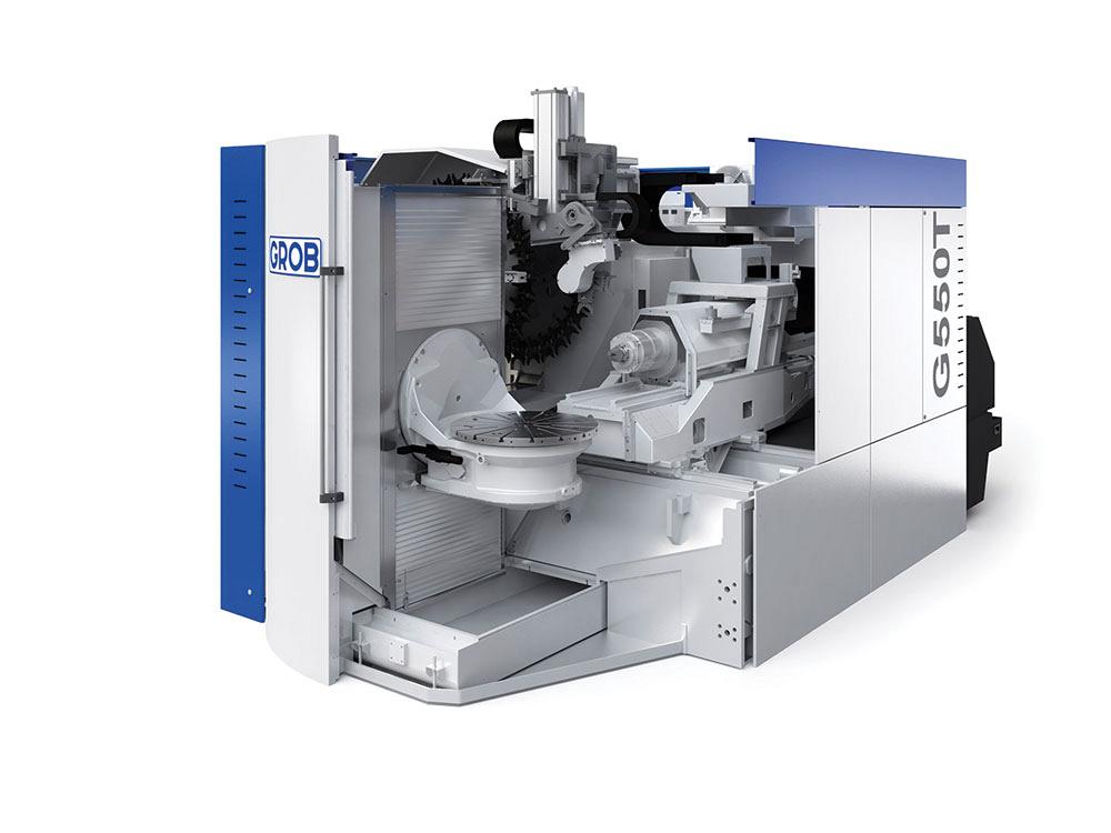 GROB Machine 5 axis CNC machine for excellent metal cutting 