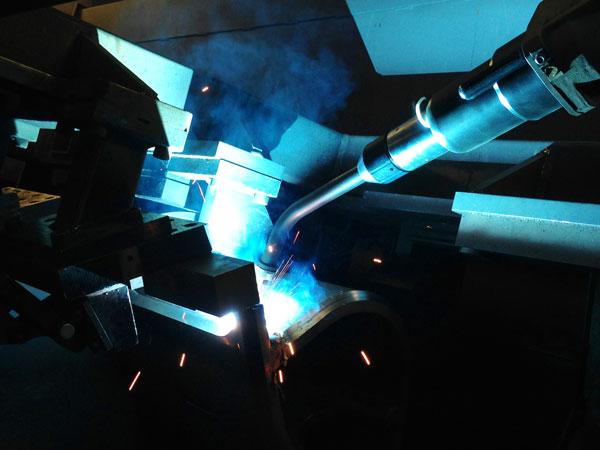 water-cooled robotic gas metal arc welding 