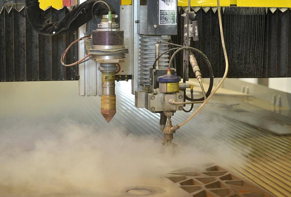 ESAB’s Hydrocut HDX combines waterjet cutting, plasma