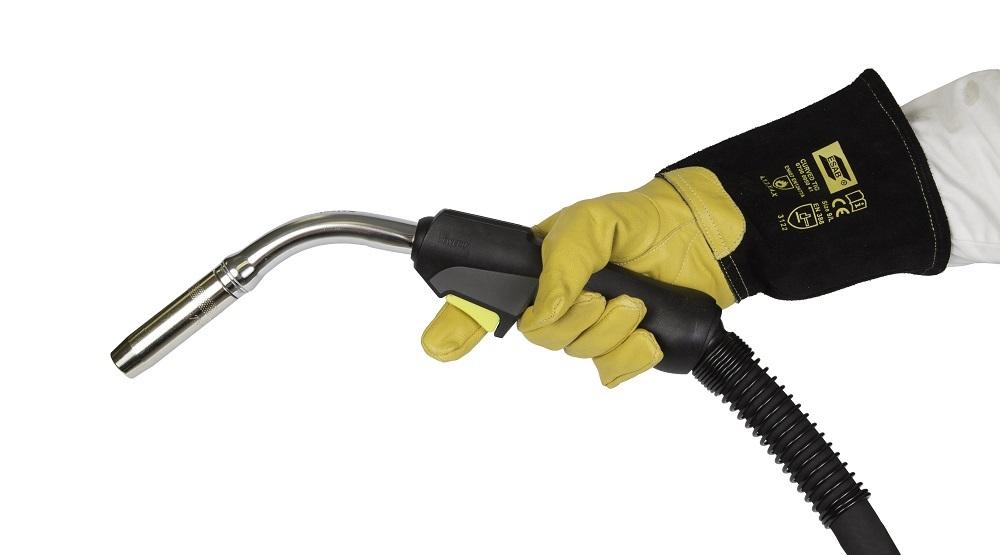 ESAB's Tweco Fusion Pro and MXH 420W PP water-cooled GMAW guns