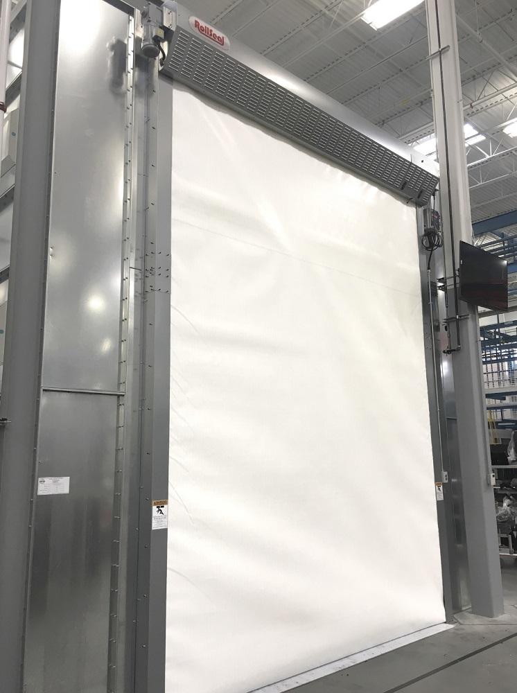 Fabric Roll Up Doors Save Floor Space