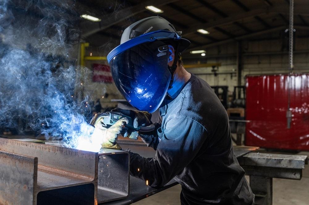 Face shields designed for comfortable protection in welding, cutting applications