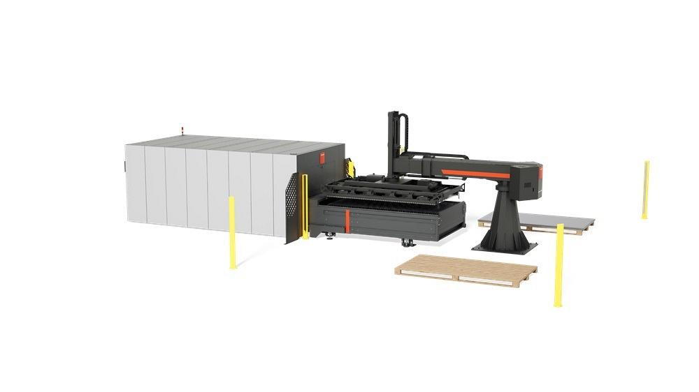 Fast-loading automation system helps increase sheet metal handling ...