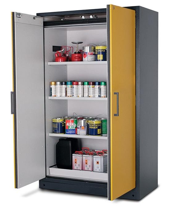Denios fire-rated storage cabinet