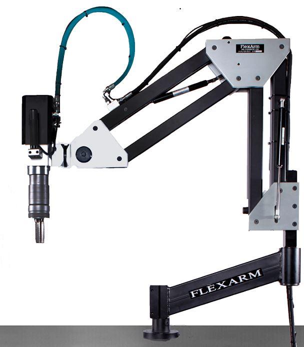 FlexArm GH-60 tapping arm taps up to 2 in. in mild steel