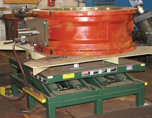 lift table/turntable combination