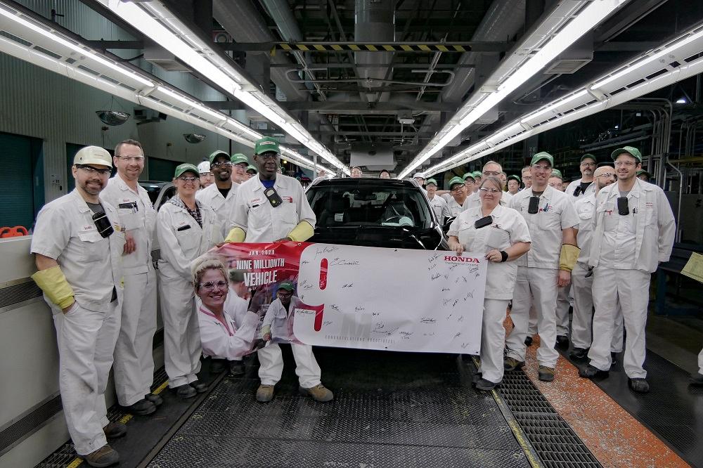 Honda Canada manufacturing 9 million vehicles