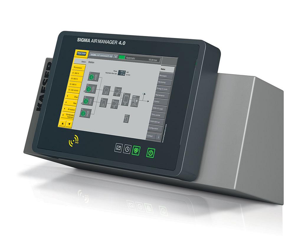 Kaeser Sigma Air Manager 4.0 compressed air system control is IoT-ready
