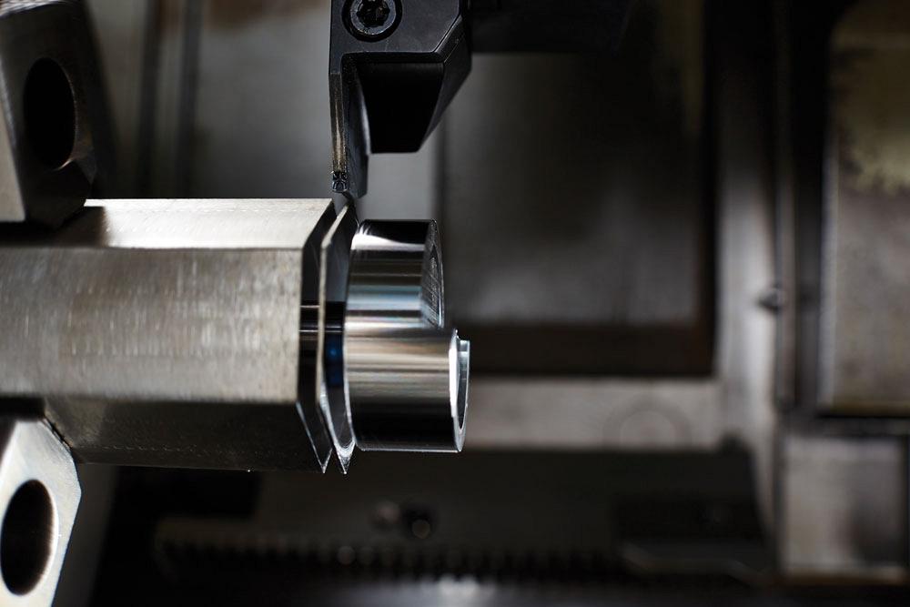 Part Off Machining Large-diameter parting off
