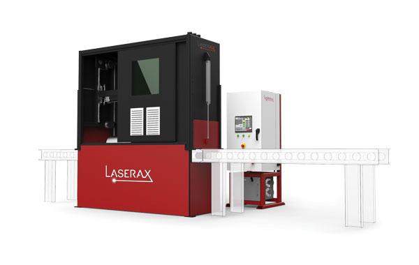 laser enclosure equipped with a rotary table
