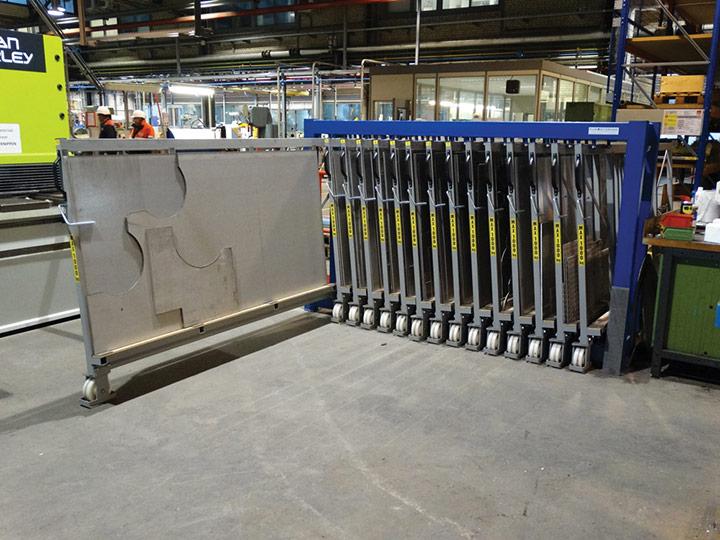 Machine Shop Material Stack Leaning out your shop storage for better material flow