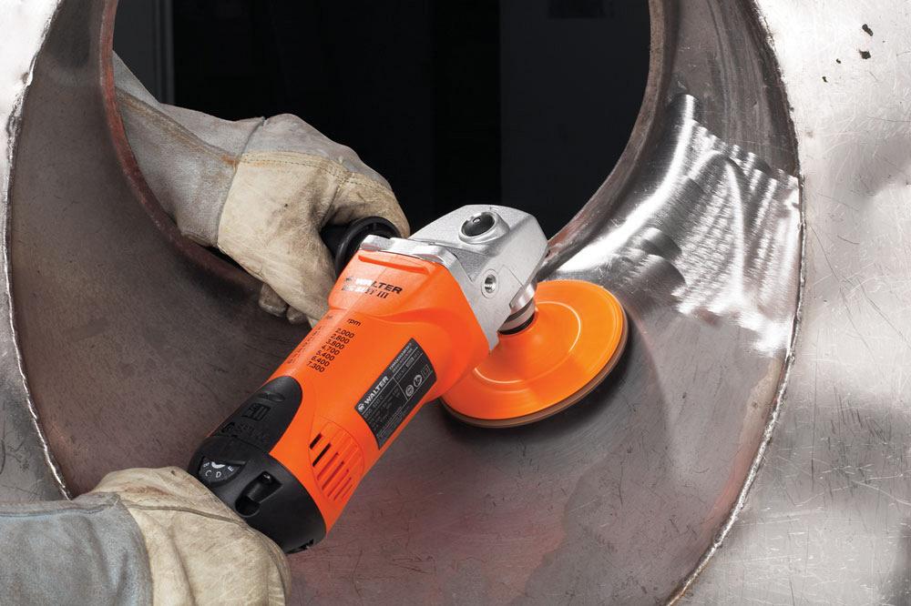 Photo of multi-speed hand finishing tool from Walter Surface.