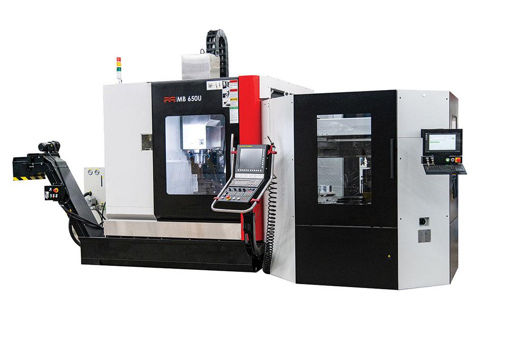 Methods Machine Tools MB 650U AMP 5-axis machine tool combined with ...
