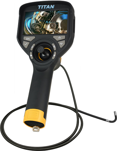 Miniature hand-held videoscope supports NDT, remote visual inspection