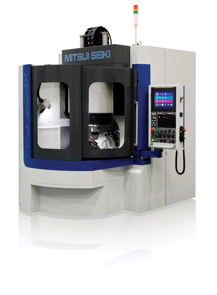 Mitsui Seiki’s new PJ 303X 5-axis machining centre processes small workpieces