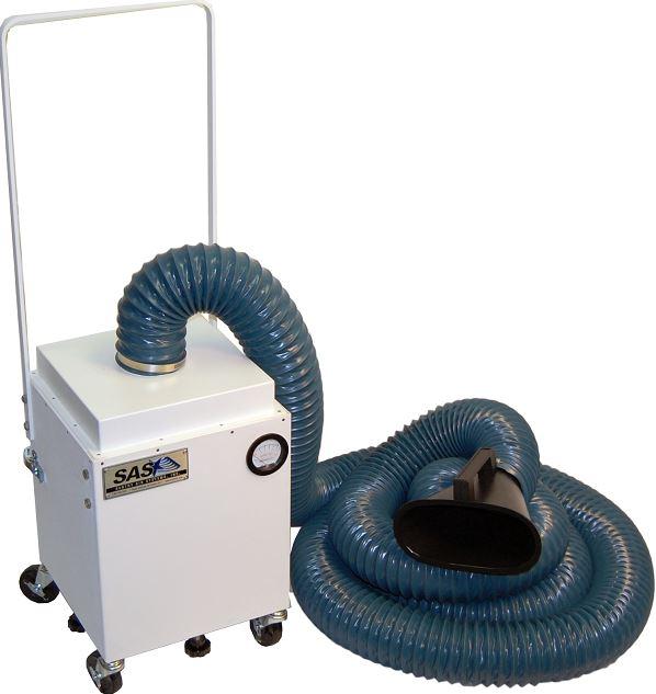 Model 300 Python fume extractor designed for hard to reach areas