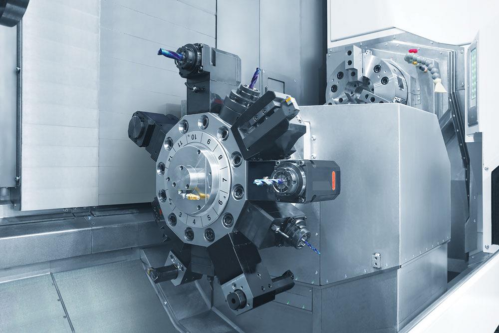 Multitasking for small-part manufacturing