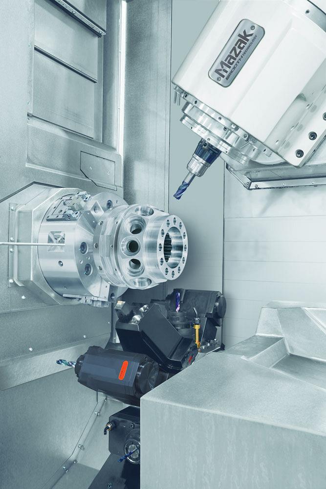 Multitasking for small-part manufacturing