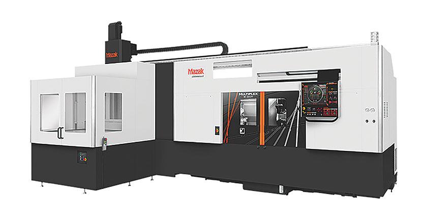 Multitasking machine creates parts in one setup