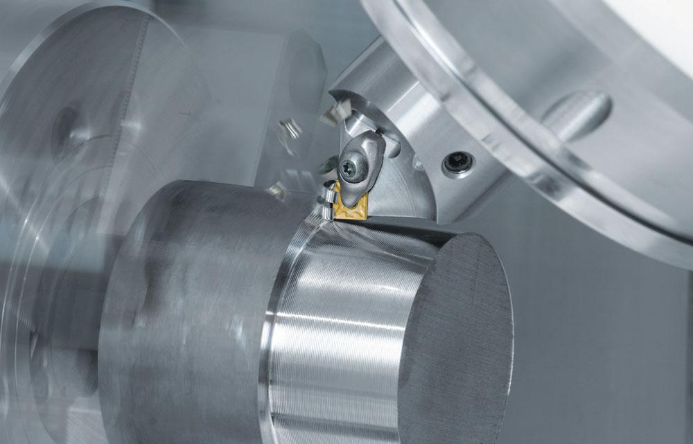 Mazak’s INTEGREX i-H main spindle with B-axis turning.