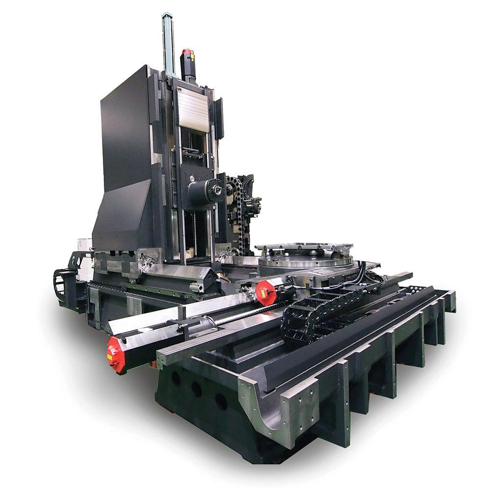 Machine Slidways Niigata HN800-V HMC constructed with inverted V-shaped slideways