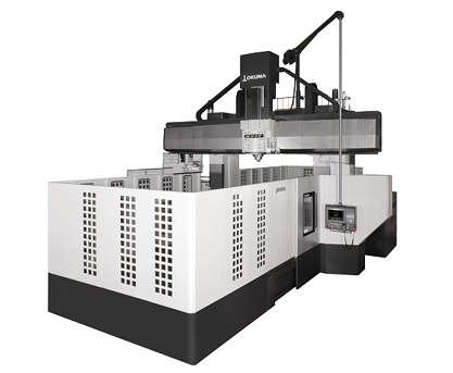 Okuma MCR-BV double-column machining centre designed for 5-face machining  applications