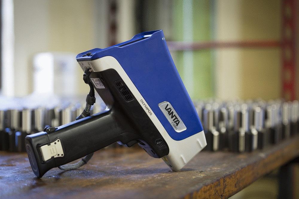 Olympus Vanta hand-held XRF analyzer designed for ease of use