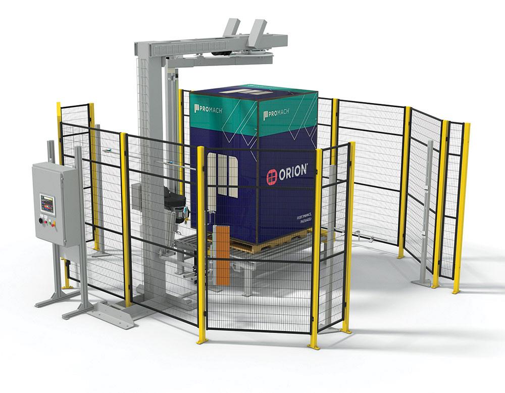 Orion Packaging Systems' Rotary Tower Automatic stretch wrapper offers ...