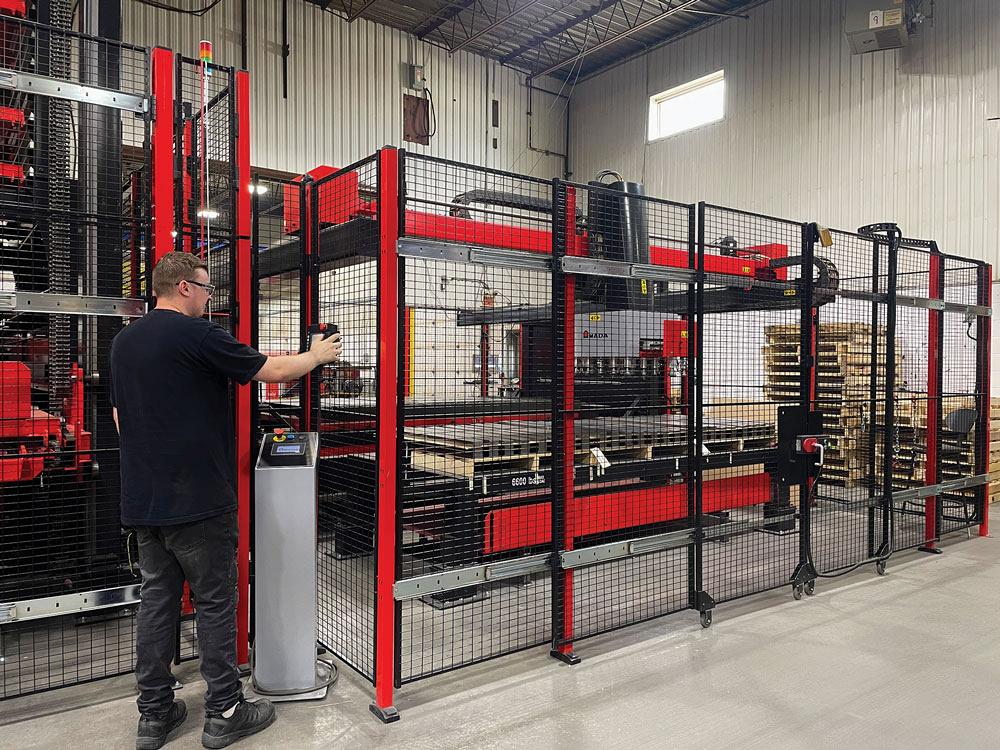 Part flow precision push at CMP