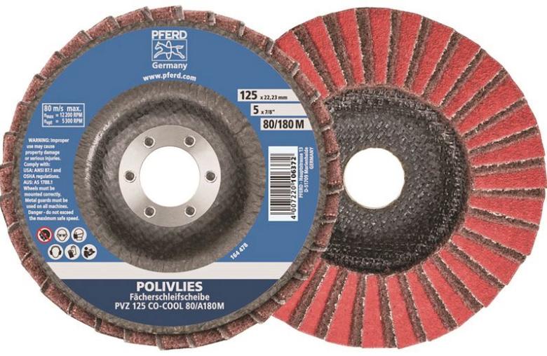  POLIVLIES® ceramic oxide CO-COOL flap disc