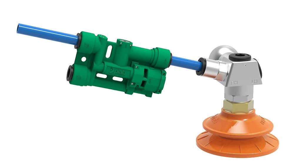 Piab Block Piab’s piINLINE plus vacuum generator designed for automotive press ...