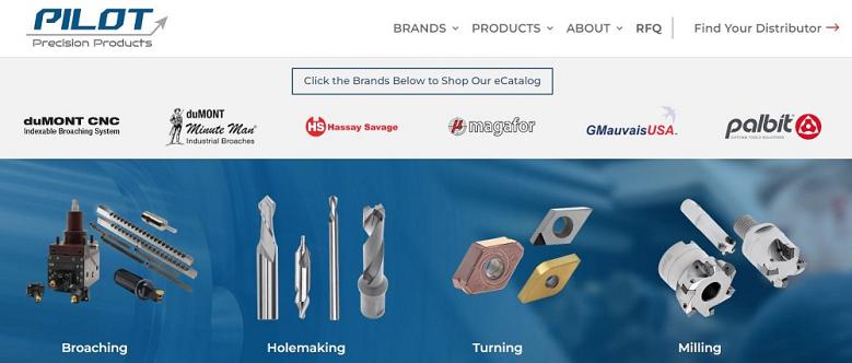 Pilot Precision Products - new website