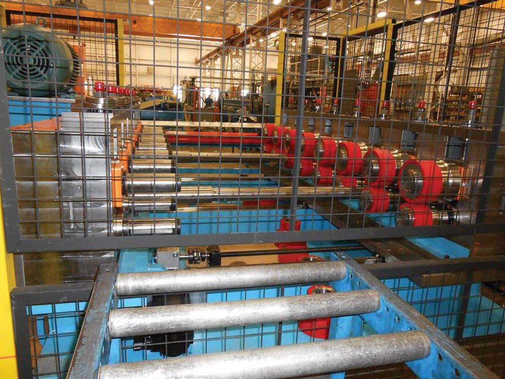 roll forming machine safety fence