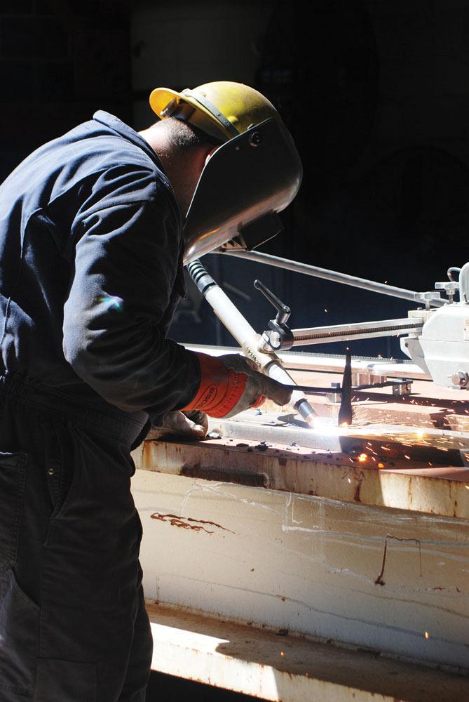 Thermal Cutting Gouges In Steel Plasma arc gouging gains ground in the field of metal gouging